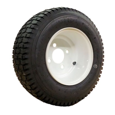 16 inch Ribbed Wheel Tire Assembly